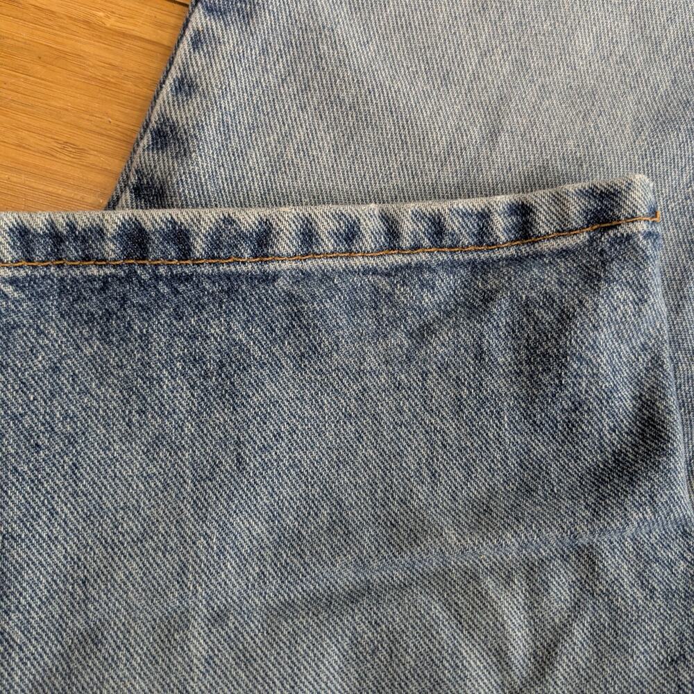 Calvin Klein Jeans 12 Blue Vintage 90s Y2K Boot Cut Straight 100% Cotton Denim - Picture 8 of 14